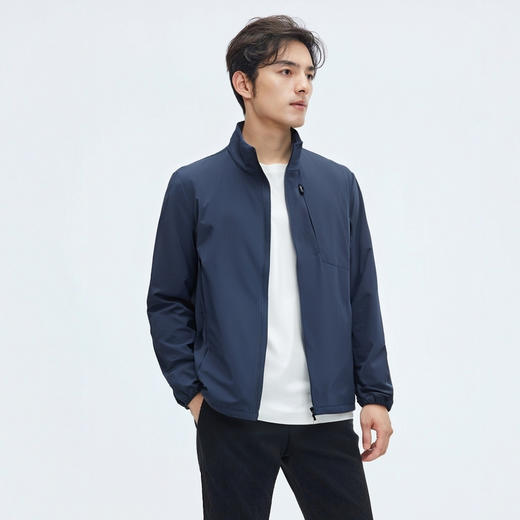 【凉感防晒】圣得西男士夹克2025年春季新款百搭防水休闲外套上衣 商品图2