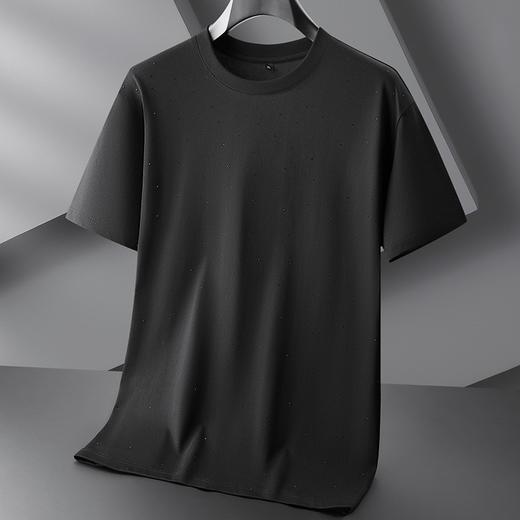 【DPF】大依优型大码烫钻短袖T恤加肥加大潮流棉质胖子宽松休闲半袖男士上衣 商品图1