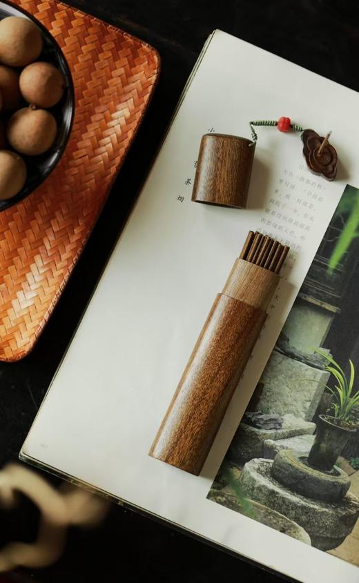 金丝楠 | 祥云·便携香筒 商品图4