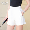一恋•普拉提 2025春季新款宽松简约瑜伽短裤空气层抽绳运动短裤EAD52025 商品缩略图7