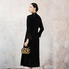 吉祥衣家新中式典雅气质中国风复古时尚大气秋冬女装凤鸣声连衣裙 商品缩略图3