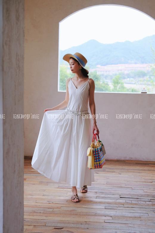 【门店同款】ENJOY夏季都市漫游简约收腰吊带裙 162253035 商品图6