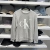 Calvin Klein/CK 男士春秋款LOGO印花棉混纺薄绒套头圆领长袖卫衣 商品缩略图1