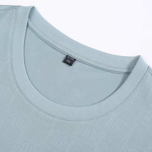 【新款DGD】大依优型大码短袖T恤夏季加肥加大休闲商务舒适宽松透气男装上衣肥佬半袖 商品图4