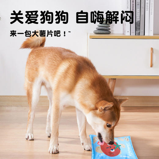 【限时8折】俘获毛绒仿真响纸薯片 猫咪狗狗解闷磨牙玩具 商品图2