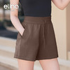 一恋•普拉提 2025春季新款宽松简约瑜伽短裤空气层抽绳运动短裤EAD52025 商品缩略图10
