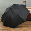 【风格独特！25寸自动开商务伞】实木弯柄，商务高尔夫男士雨伞。经久耐用，商务风格优雅。防风防水，护你徜徉漫步路。 商品缩略图5