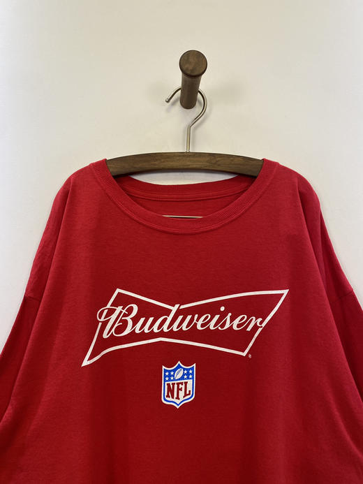 NFL 美国职业橄榄球大联盟 百威啤酒 Budweiser 短袖T恤 _SST(XL) 商品图1