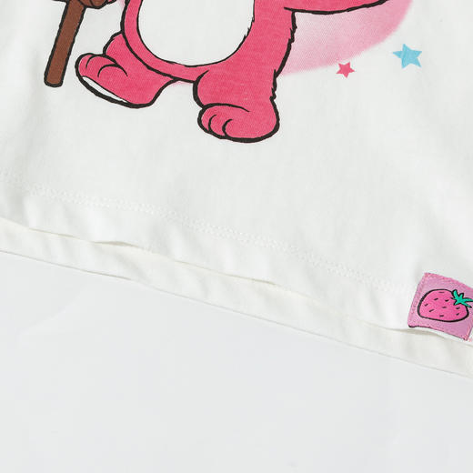 迪士尼【草莓熊凉感T恤】25夏季女童纯棉抑菌短袖冰感透气休闲上衣ZD2ES030* 商品图5