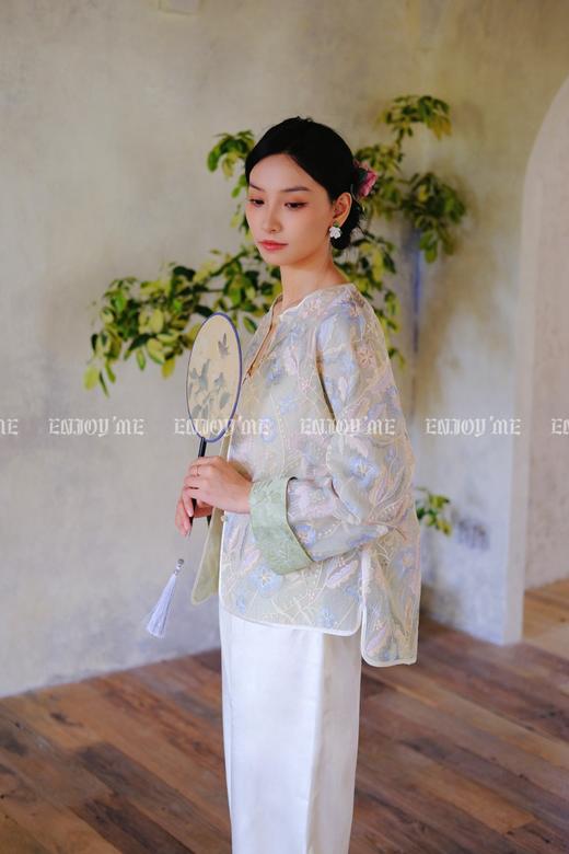 【门店同款】ENJOY夏季云敛-春光推盏醉花晓梦中式外套 162252761 商品图1