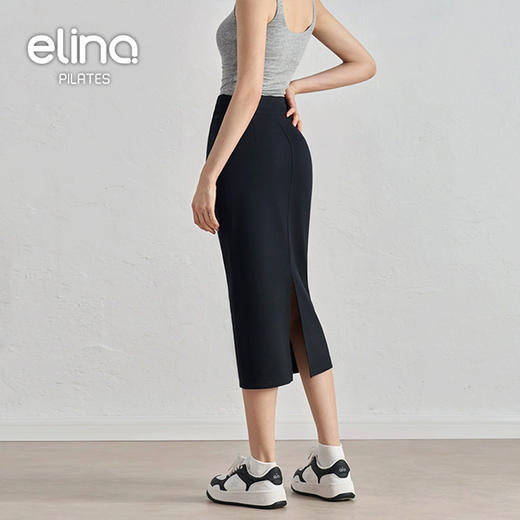 一恋•普拉提 2025春季新款休闲开叉运动裙户外抽绳半身裙EAD52031 商品图4