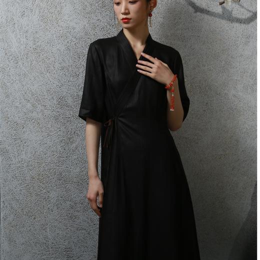 吉祥衣家中国风新中式复古女装2025新款春夏款休闲女装来仪连衣裙 商品图4