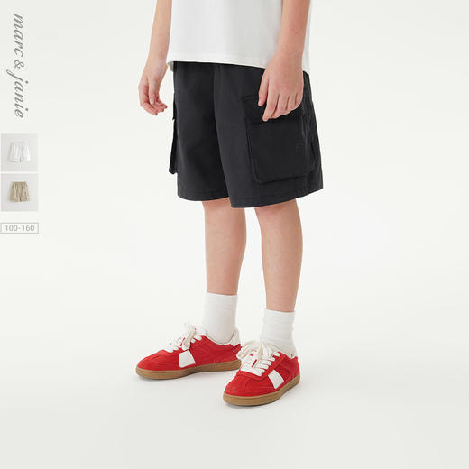 [柔软匹马棉]马克珍妮男童时尚工装短裤儿童五分裤夏装新款550662 商品图0