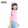【实体店同款】女童翻领短袖针织衫夏季新款安奈儿童装AG521718 商品缩略图2
