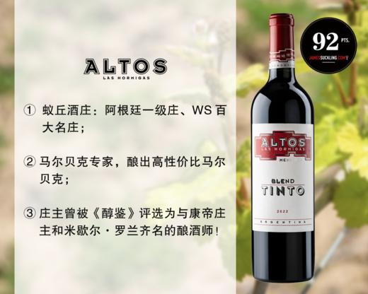【现货特促，整箱更优惠】阿根廷一级名庄：蚁丘酒庄干红（2022年） 商品图0