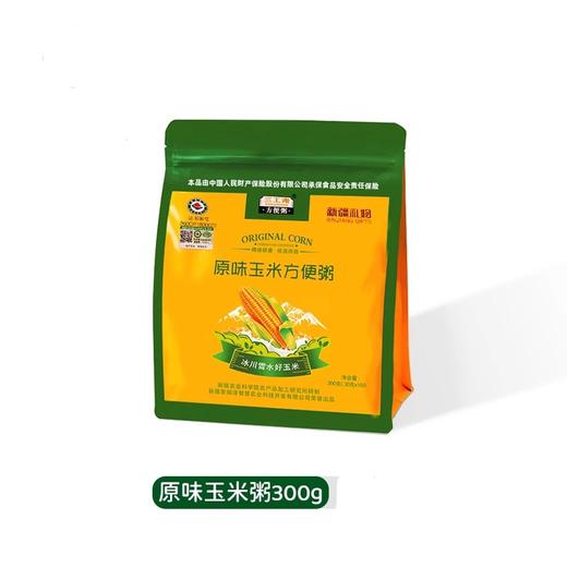 【1件起全国包邮】新疆三工滩有机玉米方便粥（300g*1袋） 商品图1