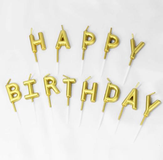 生日快乐英文字母蜡烛 商品图2