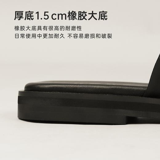 【品牌直发】RIMRIM夏季新款套趾褶皱平底凉鞋凉拖女真皮外穿舒适2349 商品图3