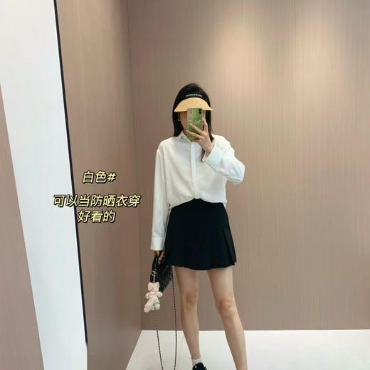 原单正品 Lulu Button-Front 女士长款衬衫，微微肩线前移的设计，袖子切割线剪裁，纽扣可以自由开合，同色系纽扣
两个色，尺码 4 6 8 商品图10