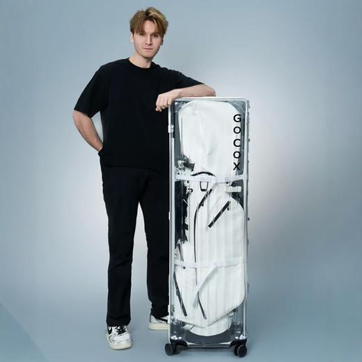 GOCOX透明高尔夫航空包 抗摔耐压 TSA海关锁 超丝滑万向轮 商品图0