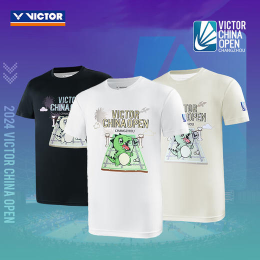 胜利威克多 男女同款 中国公开赛系列 针织T恤 T-CO2402 商品图1