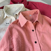 百媚生 纯棉灯芯绒翻领衬衫女410951 商品缩略图6