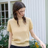 【限时秒杀】西遇短袖针织衫女新款软糯麻花套头毛衣圆领短款上衣D0050391 商品缩略图3