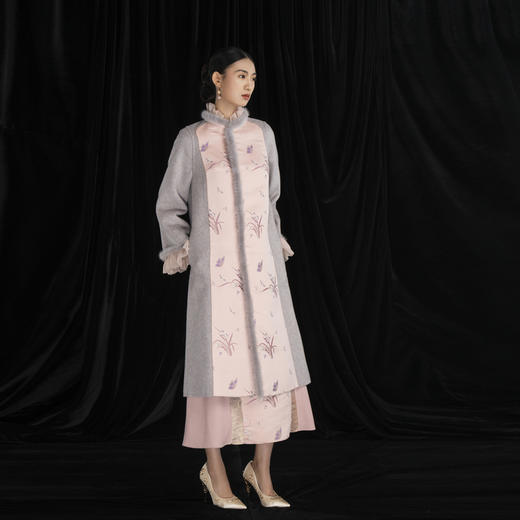 吉祥衣家新中式国风春季新款高端显瘦气质修身女装秋兰兮青青外套 商品图4