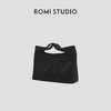ROMI STUDIO“极简主义”全粒面头层牛皮拼羊皮手提包 RW24LP30905 商品缩略图2