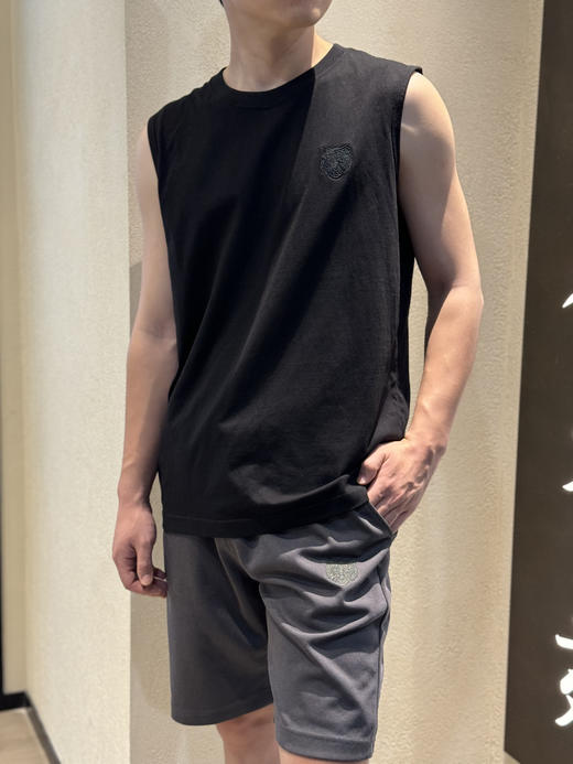 【夏日清爽穿搭 爱不释手 2件套仅76.9】虎头刺绣背心/五分裤（选两件加入购物车自动减） 商品图1