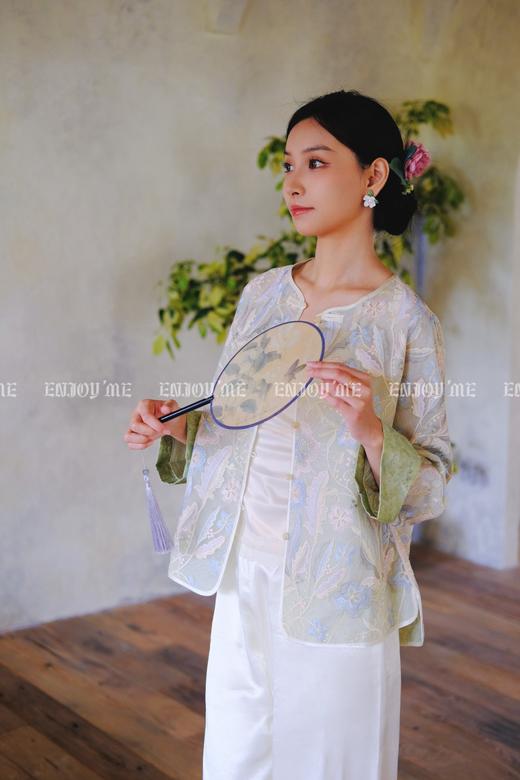 【门店同款】ENJOY夏季云敛-春光推盏醉花晓梦中式外套 162252761 商品图2