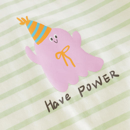 【凉感】马克珍妮女宝宝卡通条纹连体衣 婴儿爬服夏装新款550771 商品图4