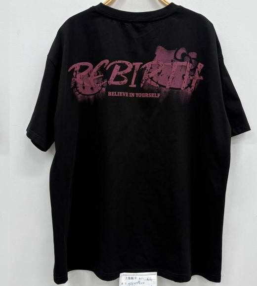 MZ圆领卡通图案短袖T恤（黑）夏季 952010580321 商品图2