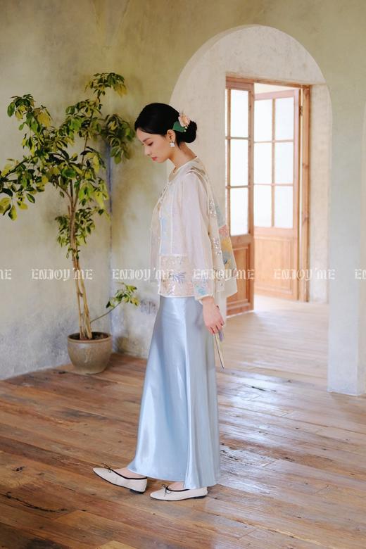 【门店同款】ENJOY夏季云敛-春光推盏花蝶令中式马夹 161921151 商品图1