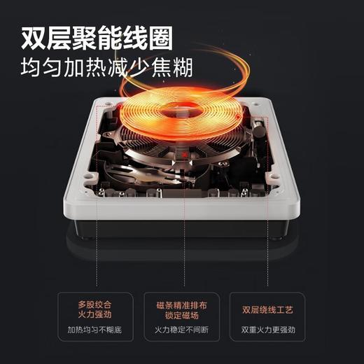 Midea/美的  家用可预约定时电磁灶防水面板大功率炒菜一体E22B12 商品图3