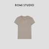 ROMI STUDIO“惬意自然”柔顺垂感轻盈弹力圆领短袖T恤 RWCLS41958 商品缩略图0