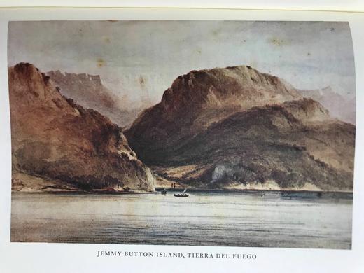 达尔文《比格尔号航海日记》（1979二印） 12幅彩色插图 精装16开带书匣 商品图11