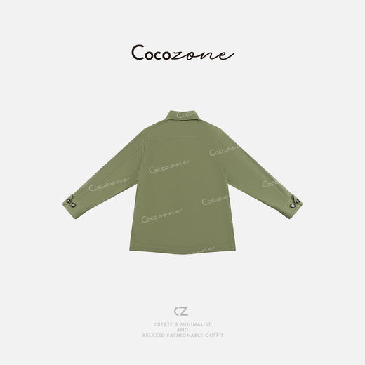 COCO ZONE 刘一一 25春季复古设计感多口袋女式外套CD2A0451 商品图1