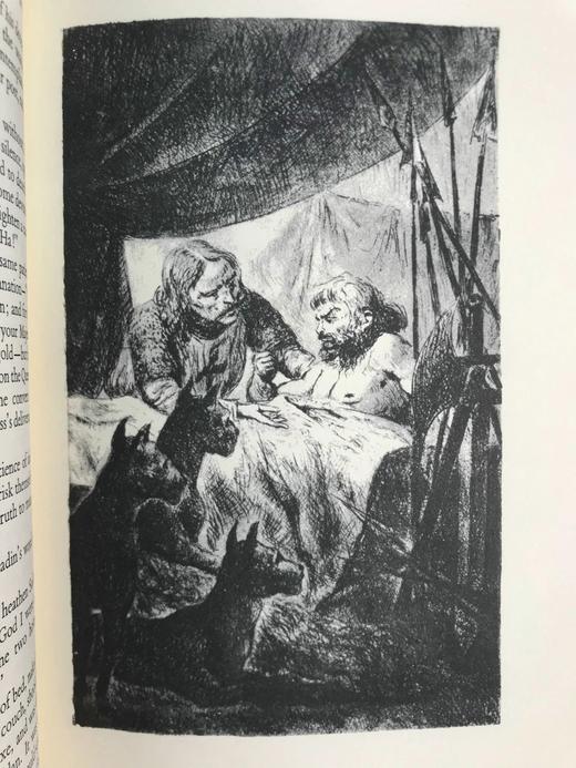 司各特《魔符》 配插图 精装16开带书匣 商品图7