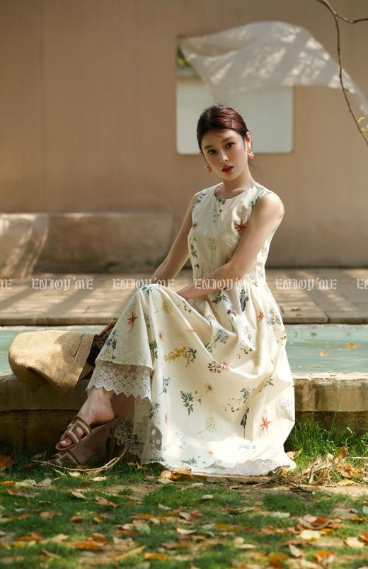 【门店同款】ENJOY夏季“悠然之境”植物印花连衣裙 162255701 商品图3