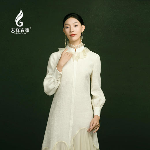 吉祥衣家中国风新中式复古女装新款花媚玉堂人连衣裙913233823 商品图4