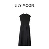LILYMOON【立领小黑裙】极简小黑裙法式气质优雅羊毛轻奢 商品缩略图4