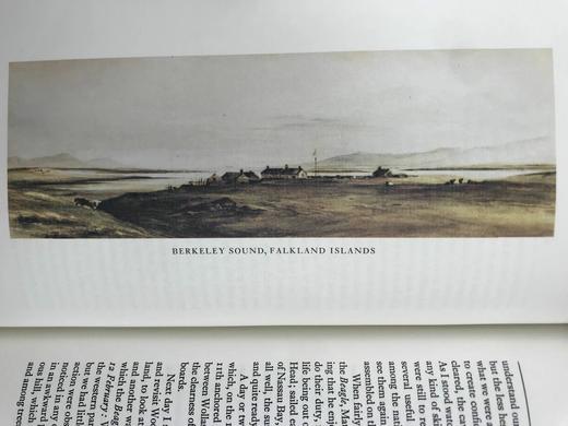 达尔文《比格尔号航海日记》（1979二印） 12幅彩色插图 精装16开带书匣 商品图7