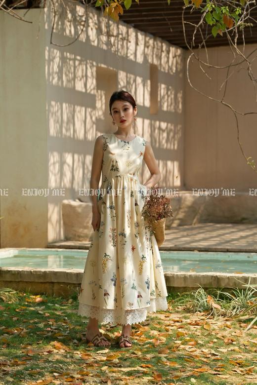 【门店同款】ENJOY夏季“悠然之境”植物印花连衣裙 162255701 商品图5