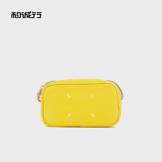 和诚行 2025新款时尚真皮链条斜挎包女百搭方盒休闲单肩包3300141 商品图0