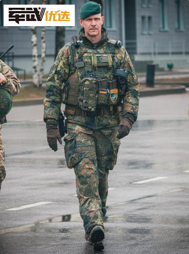 【德国德军原品】户外丛林斑点IDZ战术防蚊虫作战工装多袋直筒长裤子ds(sj) 商品图3