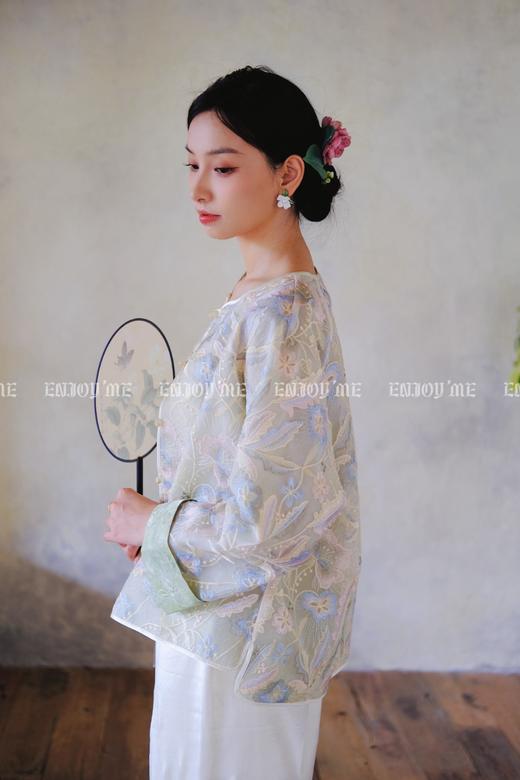 【门店同款】ENJOY夏季云敛-春光推盏醉花晓梦中式外套 162252761 商品图4