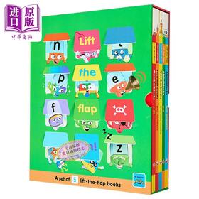【中商原版】Numberblocks and Alphablocks 5 Book Lift-the-Flap Set 字母积木数字积木翻翻故事套装 5册