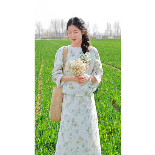 【2026东衣作】新中式上衣（25708142苔锦-结缘款） 商品图3