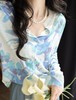 水墨晕染水溶定位印花软糯亲肤醋酸羊毛针织开衫 商品缩略图1